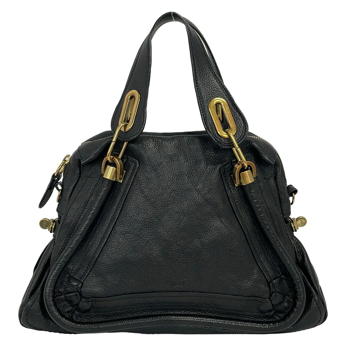 Chloe(クロエ) ハンドバッグ パラティ 黒 レザー