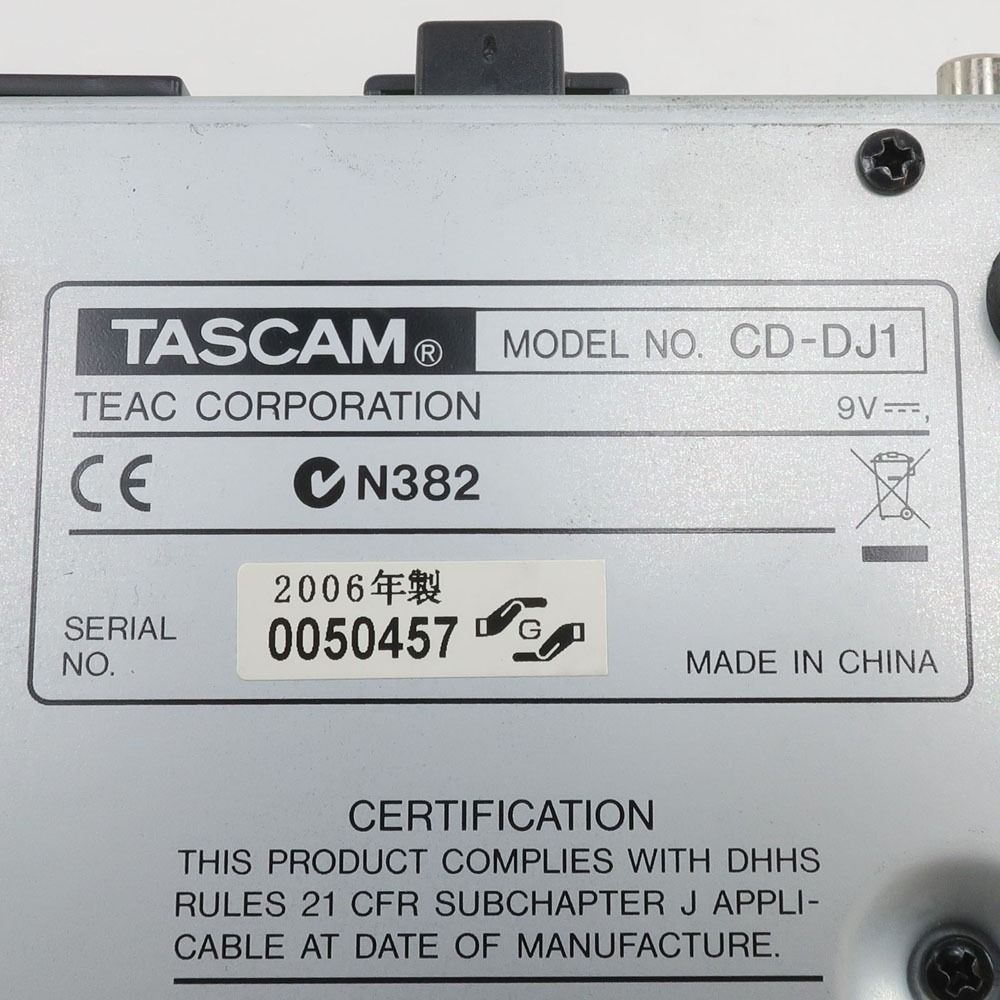 TASCAM】タスカム ポータブル DJ用 CD/MP3プレ-ヤー mixwell CD-DJ1 _