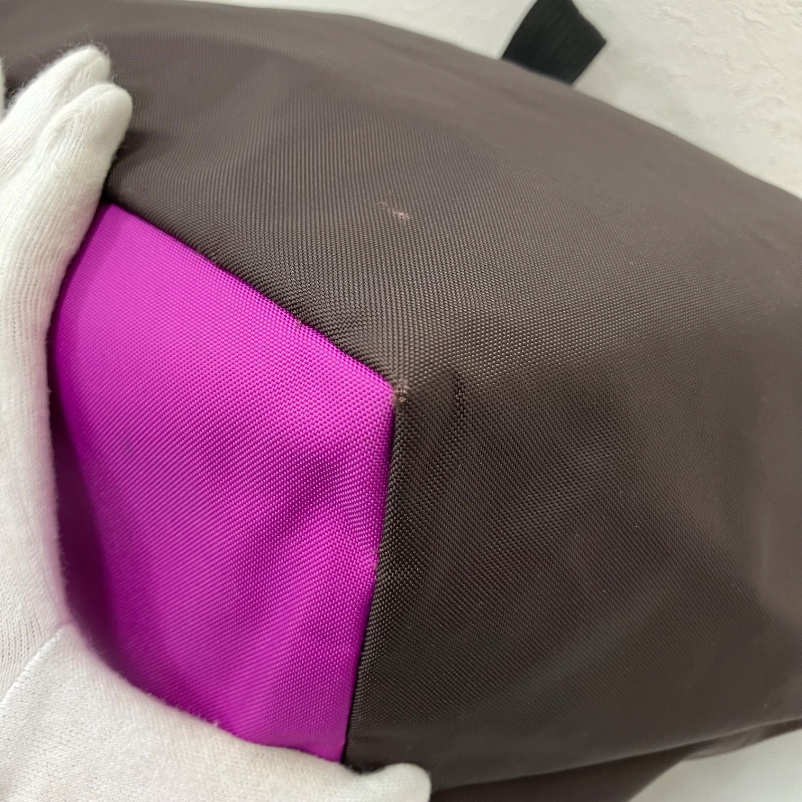 7205 Hervé Chapelier エルベシャプリエ トートバッグ ブラウン