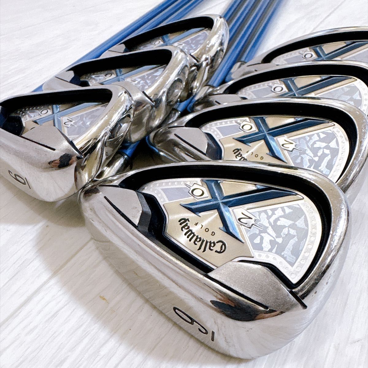 良品 Callaway X20 キャロウェイ レディースアイアンセット 7本 フレックスL 右利き G-0735