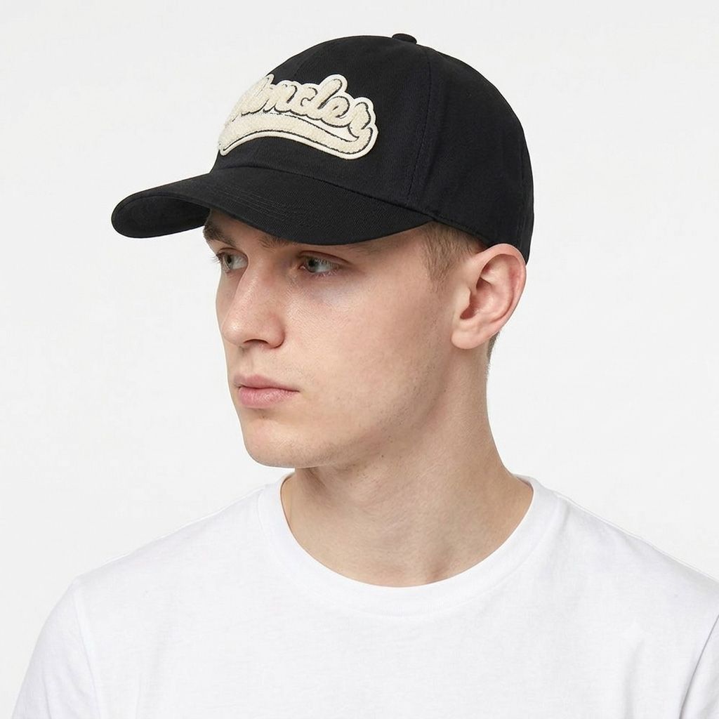 92 MONCLER モンクレール 3B00003 0U162 ブラック ベースボールキャップ ロゴ 男女兼用