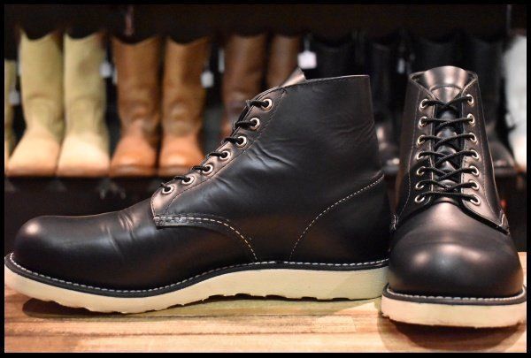 【10D 美品 25年】レッドウィング 8165 アイリッシュセッター ブラッククローム プレーントゥ 編み上げ ブーツ redwing HOPESMORE 【GG498】 27,872円