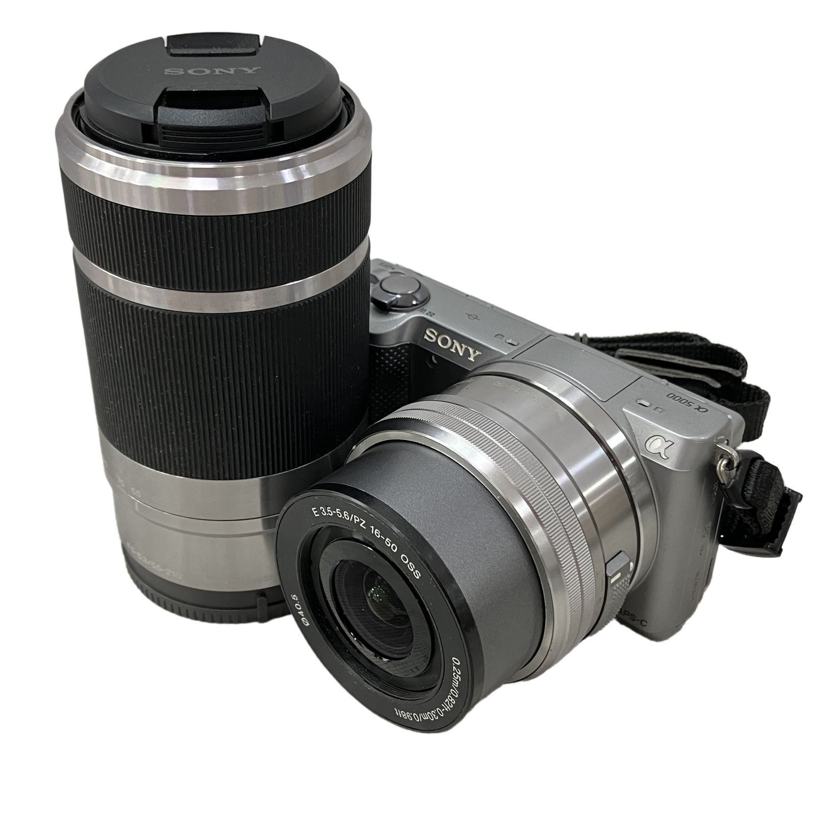 SONY α5000 ILCE-5000 ダブルズームレンズキット SELP1650 SEL55210 ミラーレス一眼カメラ ソニー 中古 ジャンク H11513625 32,370円