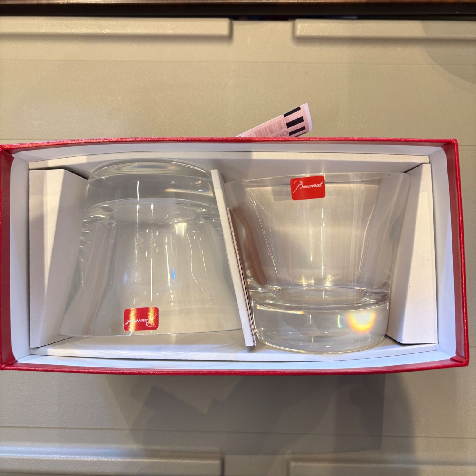 【東あずま店　併売品】　バカラ　Baccarat グラス　glass　grass　CUP　カップ　コップ　ウィスキー　酒器　硝子　ガラス　高級　贈答品　箱付き
