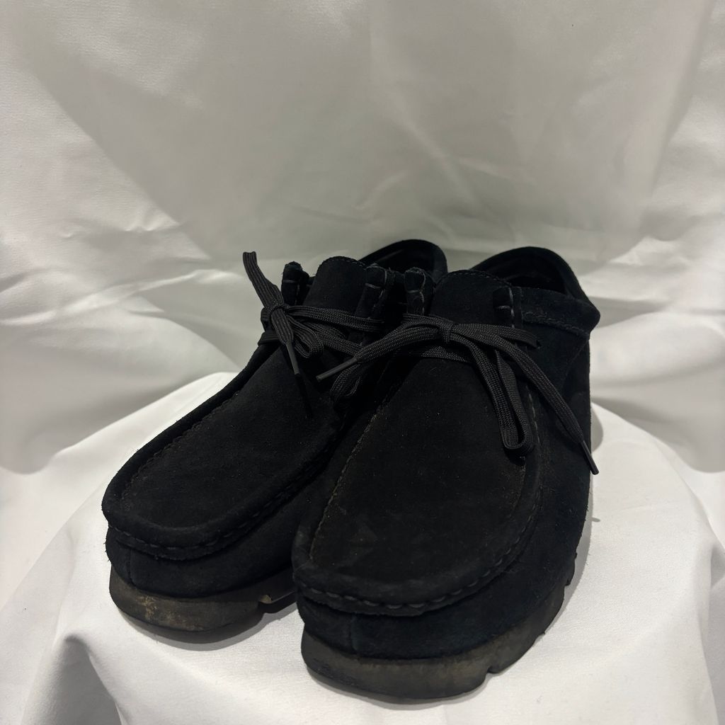 Clarks クラークス Wallabee GTX スニーカー 61813303 ブラック size:26.0【中目黒B08】