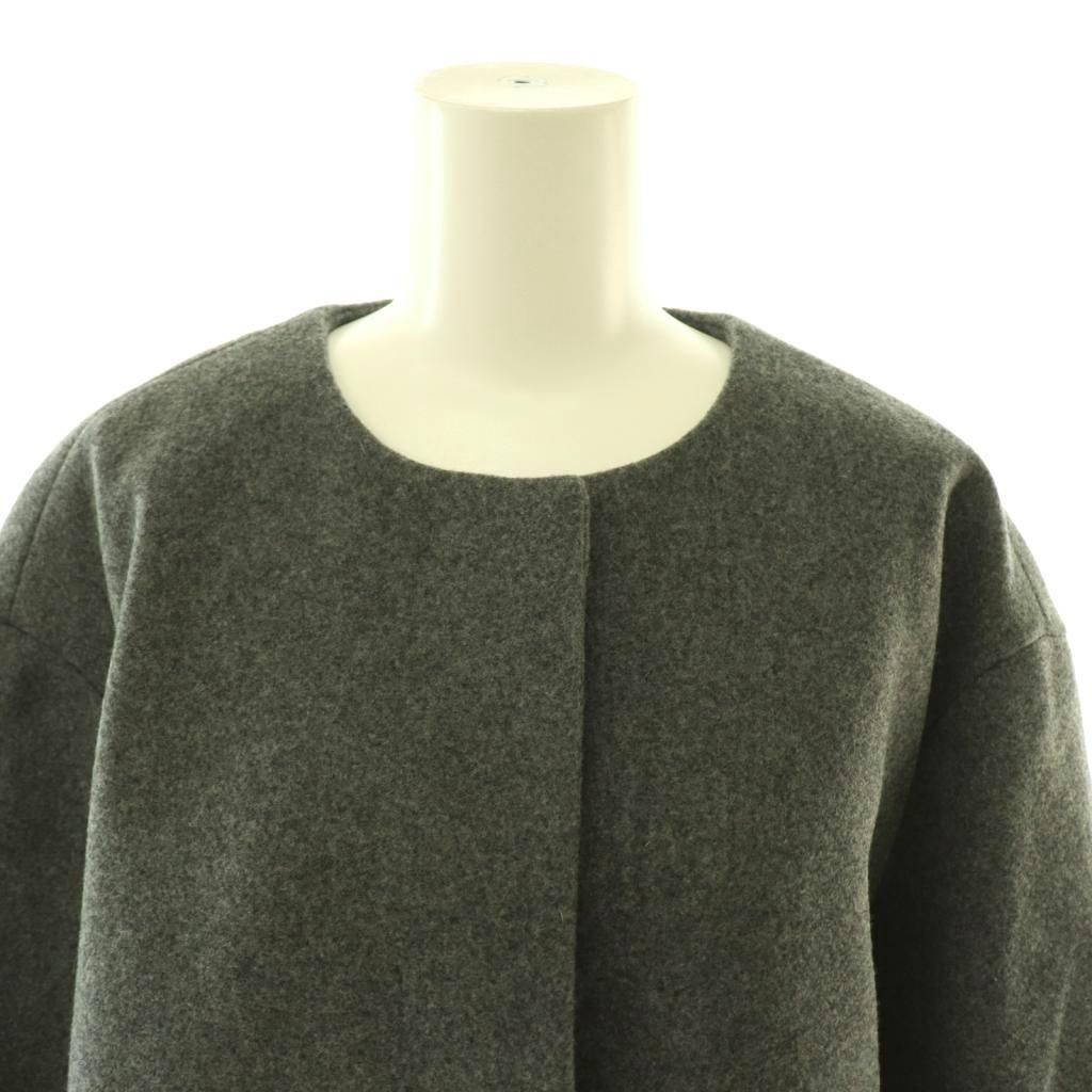 セオリーリュクス theory luxe 25AW LAMB MELTON NM CORA ノーカラー