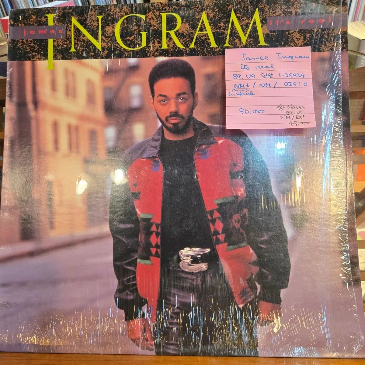 James Ingram it ' s real 89 US 早い NM +/ ミントグレード LP