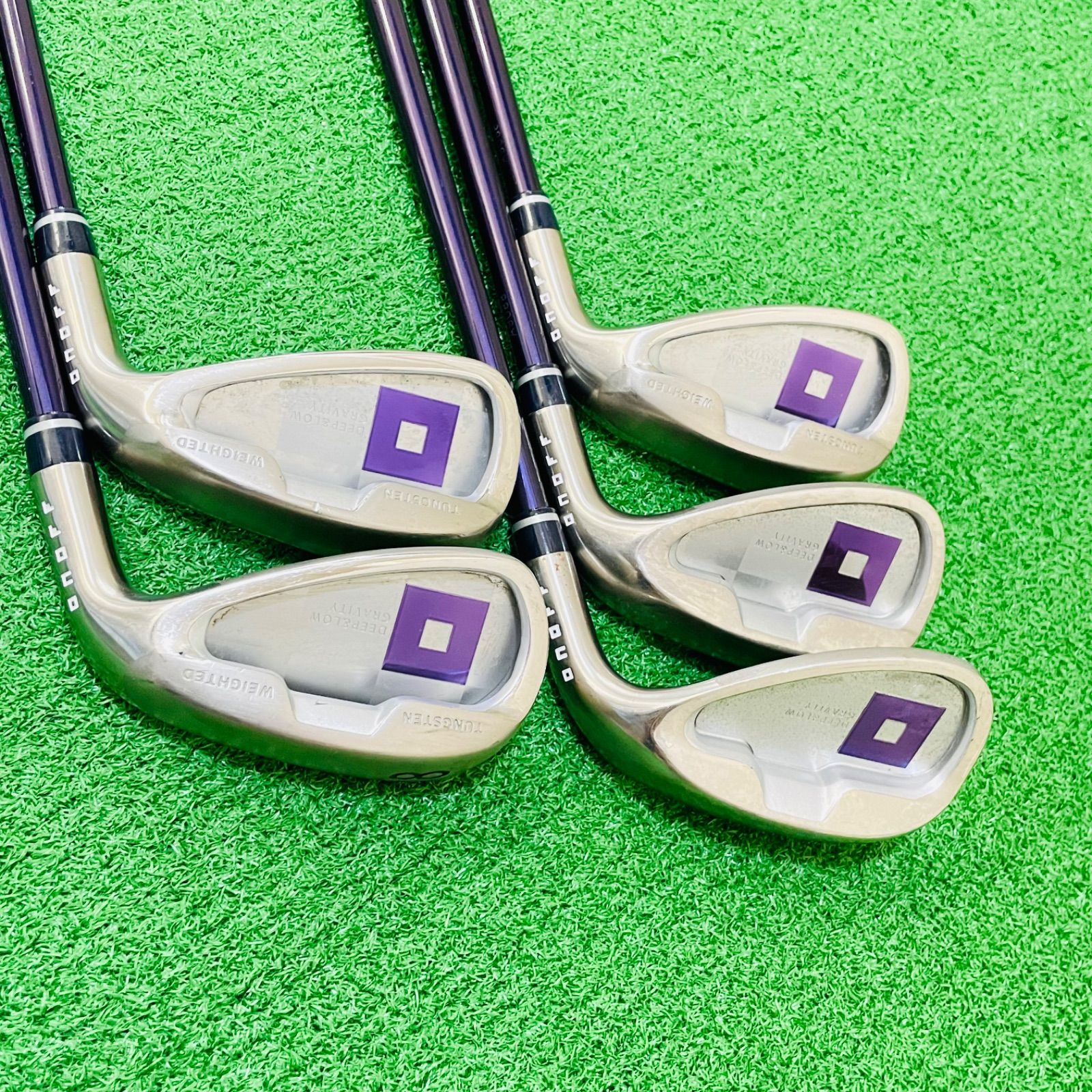 465 ONOFF LP-412I オノフ レディース 女性用 右利き アイアン5本セット 7.8.9.P.S フレックスL 送料無料 匿名配送