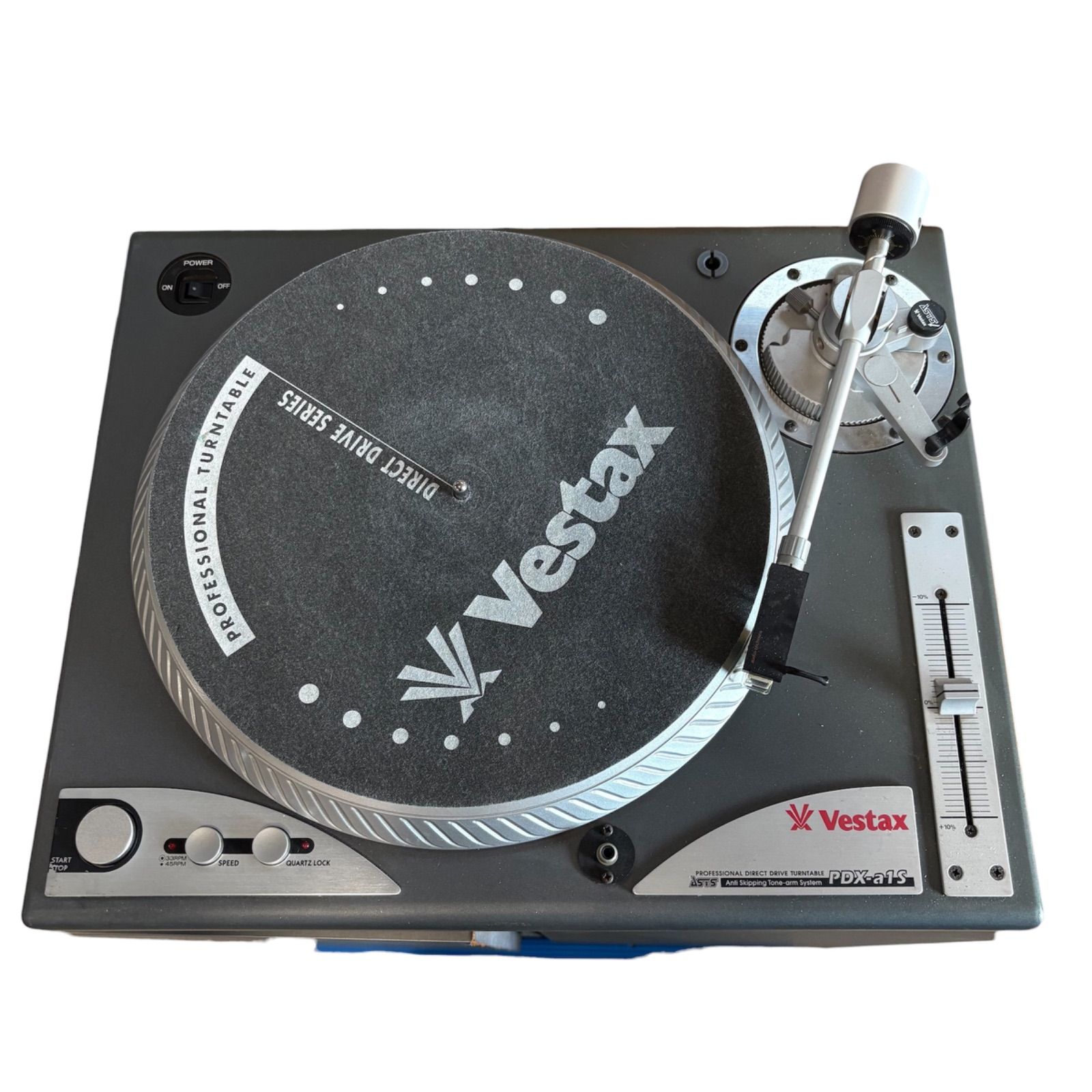 【Vestax】PDX-a1S ダイレクトドライブ ターンテーブル DJ レコードプレーヤー ベスタクス 通電・回転確認済み