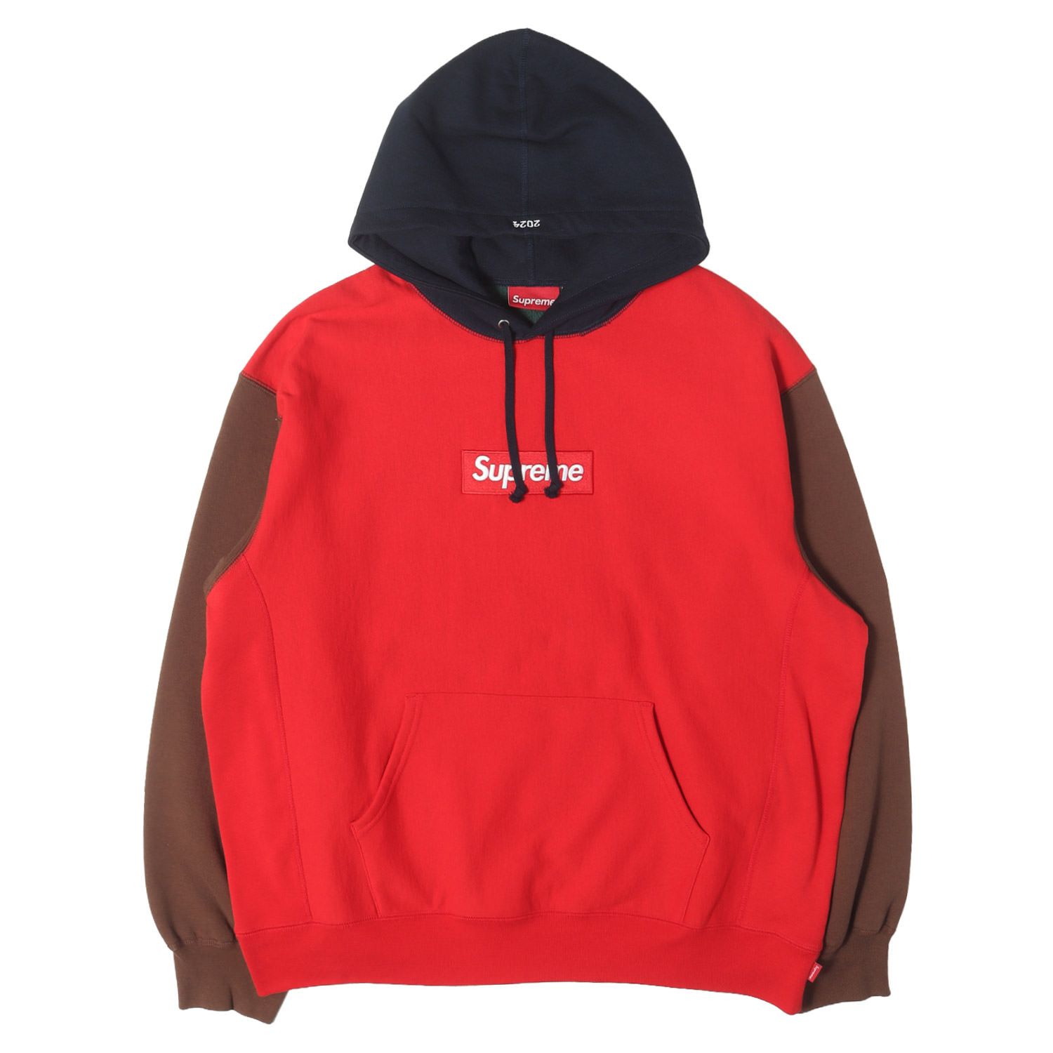 【美品】Supreme シュプリーム パーカー XL 24AW マルチカラー ボックスロゴ スウェットパーカー Box Logo Hooded Sweatshirt トップス フーディー プルオーバー【メンズ】【中古】