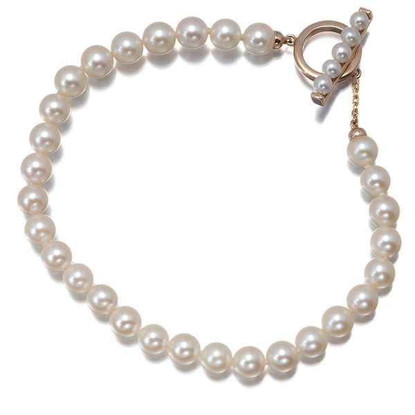 TASAKI タサキ ブレスレット ベビー パール 真珠 4.5mm パール 真珠 3.0mm K18PG #199736 144,000円