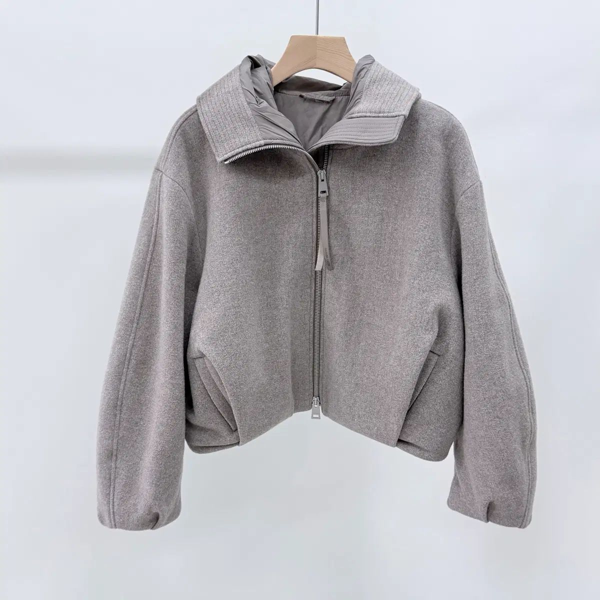 S+級/M GOLDEN GOOSE ゴールデングース チリワック ウール レディース ブルゾン フード ジップアップ ジャケット