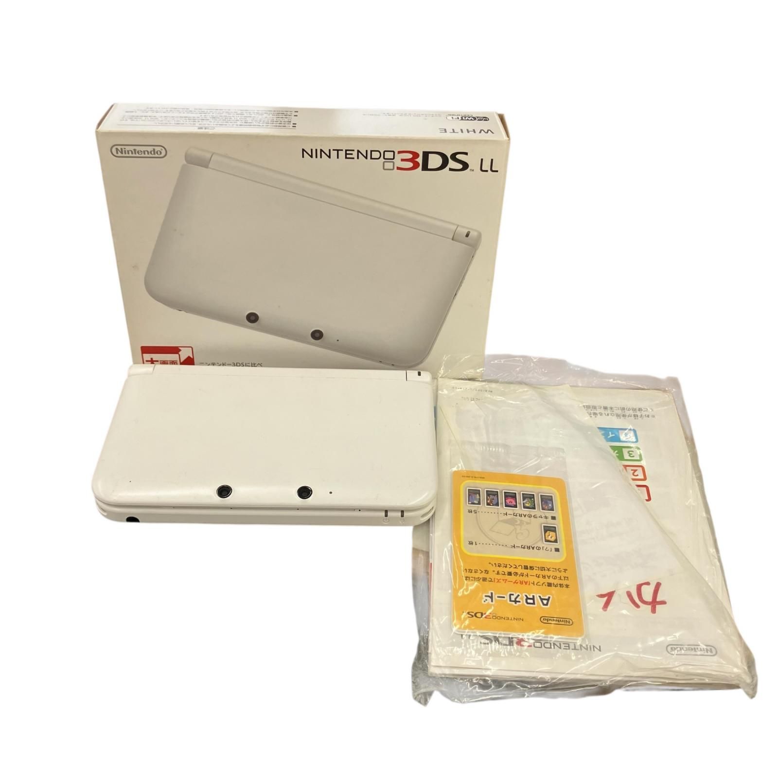 199990 ジャンク品 Nintendo 任天堂 ニンテンドウ 3DSLL SPR-001 ホワイト