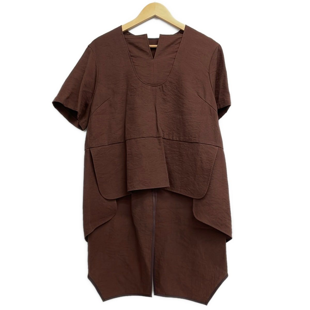 ADORE(アドーア) チュニック サイズ38 M レディース美品 - ダークブラウン 半袖