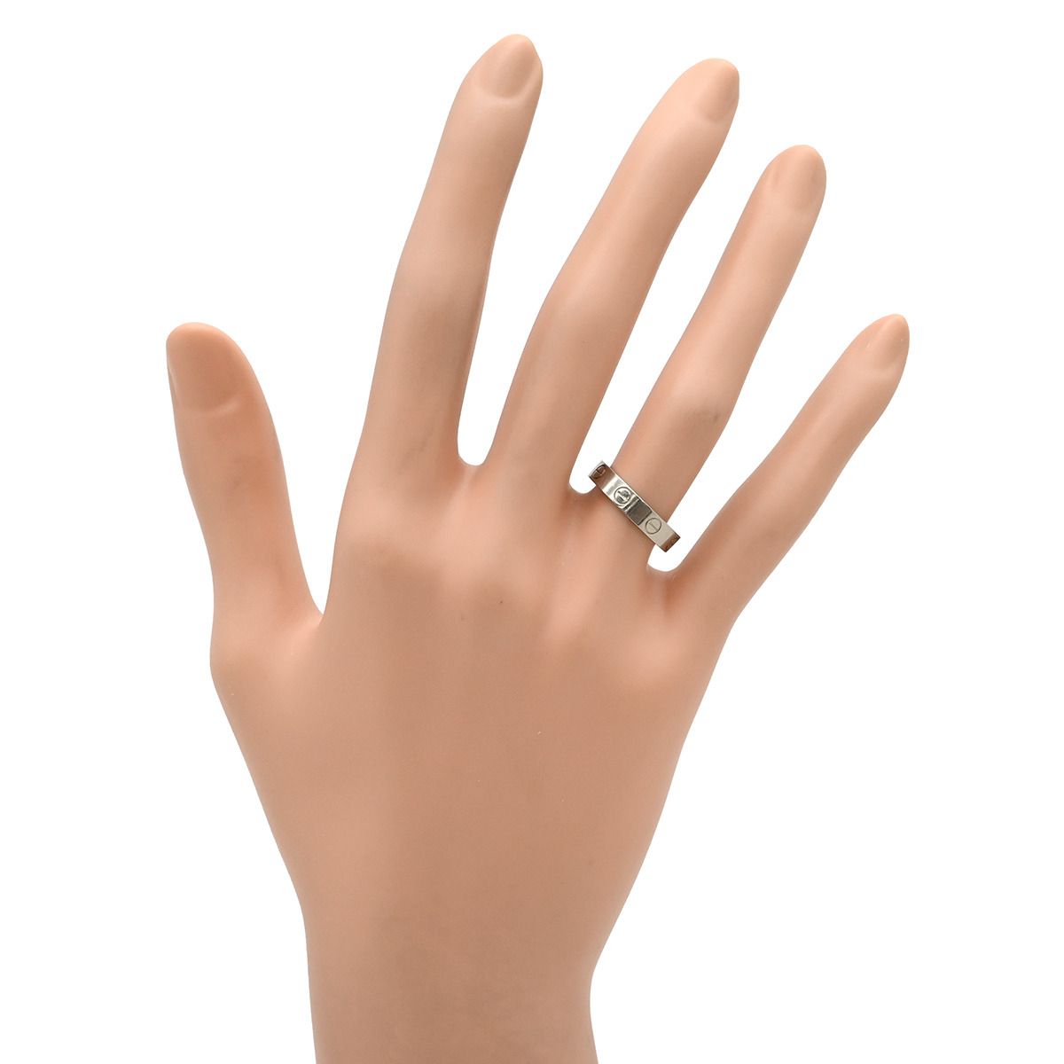 Cartier Loveリング 750 ホワイトゴールド 49号(約9号) カルティエ