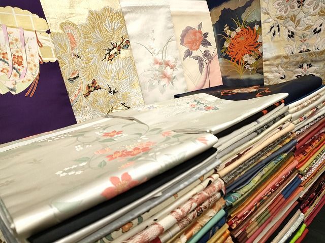平和屋本店■名古屋帯 まとめて100点 孔雀 花柄 楽器 手描き 刺繍 金彩 金銀糸 など 着用可能多数 未使用品あり 全て正絹 se0007 13,350円