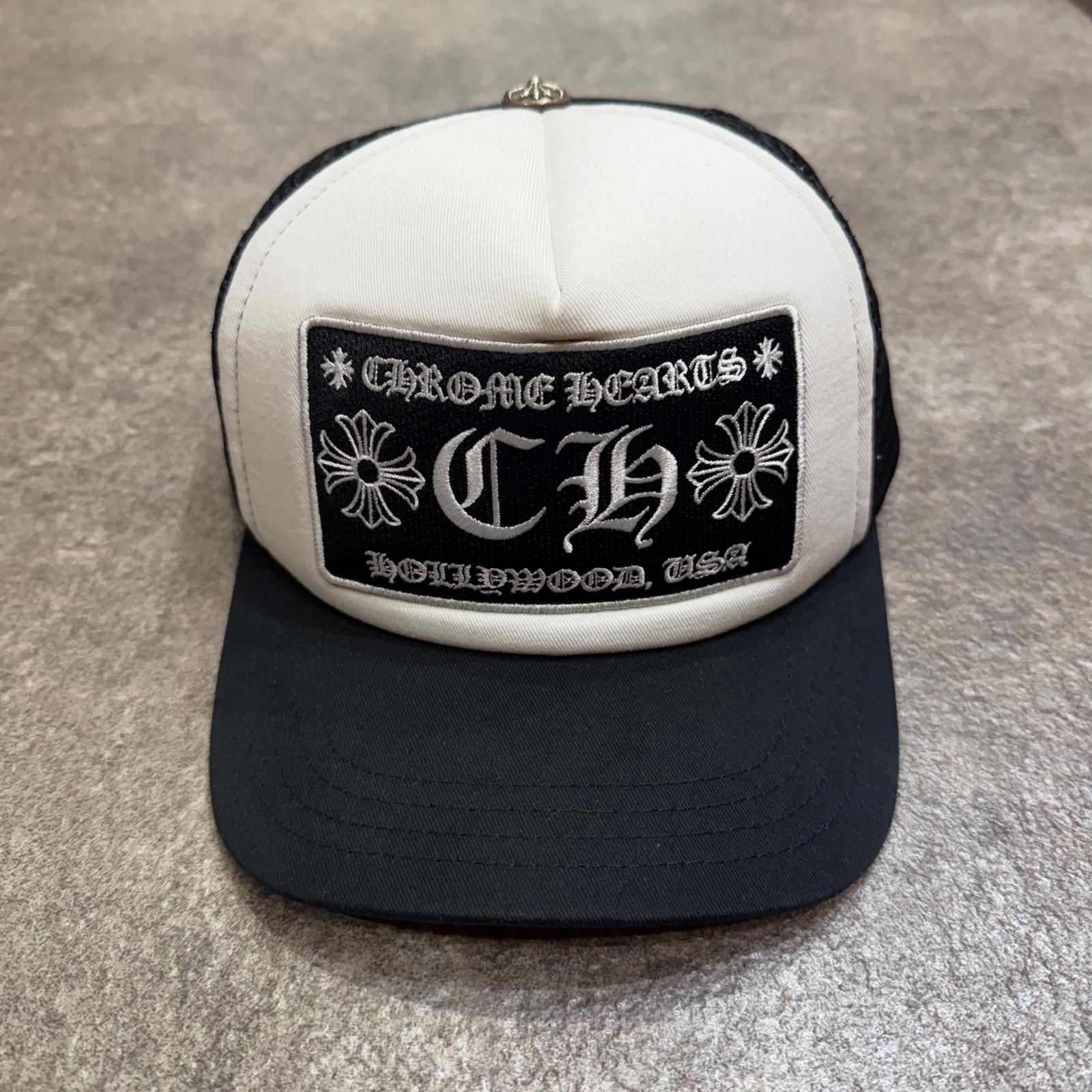 CHROME HEARTS CHトラッカーキャップ メッシュ 帽子 キャップ クロムハーツ ブラック F （20912M）
