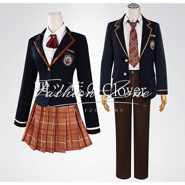 人気商品◆恋と深空 風 男女主制服コスプレ衣装コスチューム アニメ ハロウィン仮装 演出服vs805