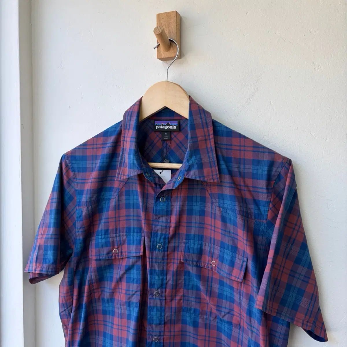 17697 - patagonia(パタゴニア) CHECK 半袖 シャツ