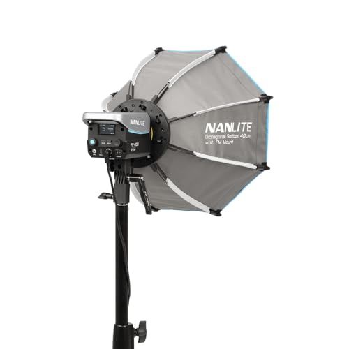 NANLITE SB-FMM-O-40 ソフトボックス 直径40cm FMマウント用 FS-60B FC-60B FC-120B FC-120C対応 オクタゴナル グリッド付属 折りたたみ式 国内正規品pms 85a4be5b