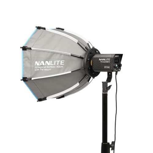 NANLITE SB-FMM-O-40 ソフトボックス 直径40cm FMマウント用 FS-60B FC-60B FC-120B FC-120C対応 オクタゴナル グリッド付属 折りたたみ式 国内正規品pms 85a4be5b