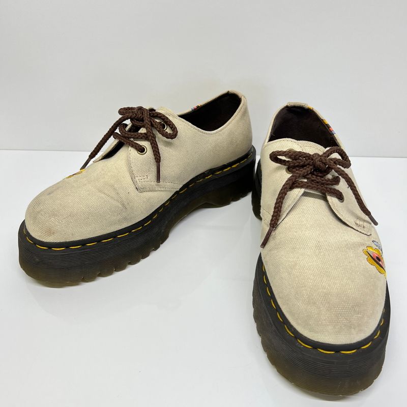 【中古品】 Dr.Martens ドクターマーチン VEGAN 1461 RETRO CANVAS PLATFORM SHOES 30633905 ビーガン レトロキャンバス プラットフォームシューズ 靴 【164-260807-kk-10-hon】 6,600円