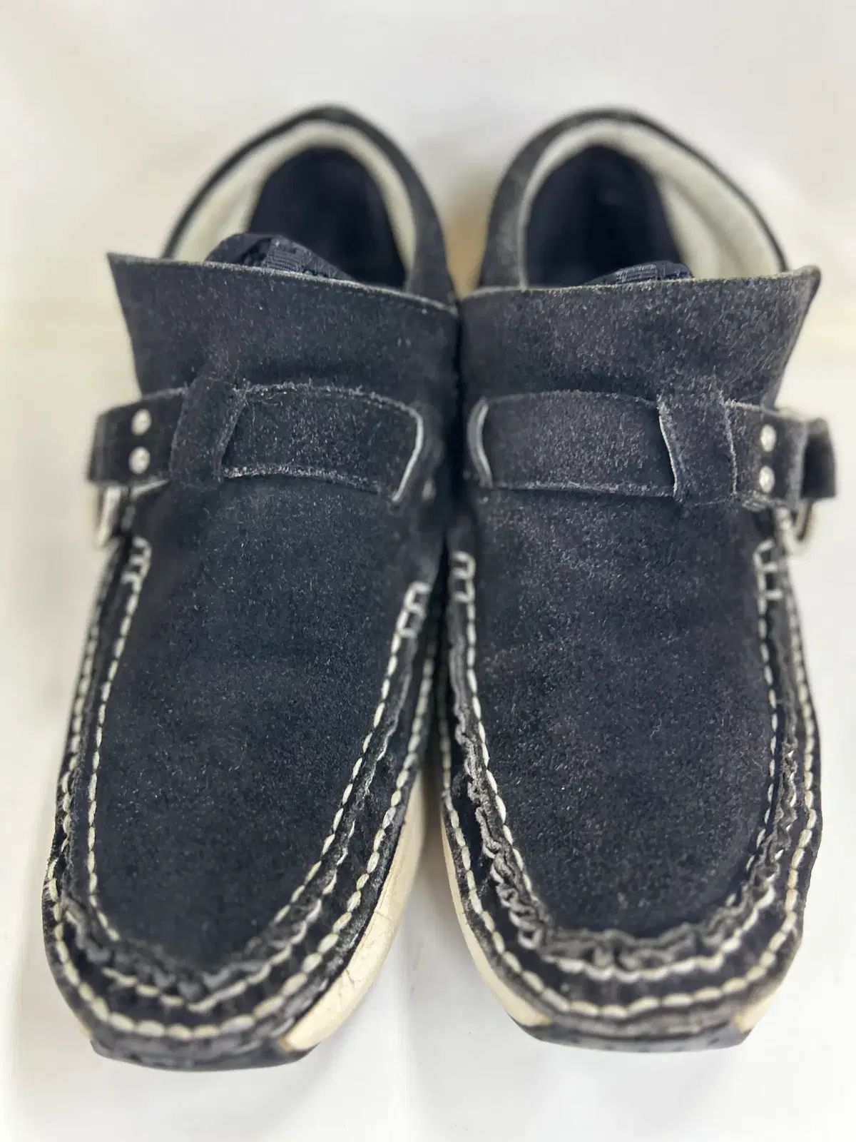 VISVIM オールドビズビム ブラック スウェード スキナーダ ダブルリング モカシンシューズ ブーツ 9 5 20,364円