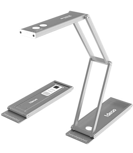 Ideao DC400 USB Webカメラ/書画カメラ/スキャナー 3-in-1 1600万画素 4K/30fps A3サイズ&10cm近接撮影 | 4K/30fps & 1080P/60fps 折りたたみ式 ポータブル プラグ＆プレイ 1 dea91c5b