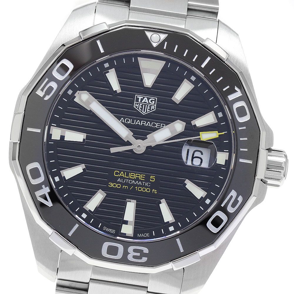 タグホイヤー TAG HEUER WAY201A.BA0927 アクアレーサー キャリバー5 デイト 自動巻き メンズ 美品 保証書付き_968931 163,150円