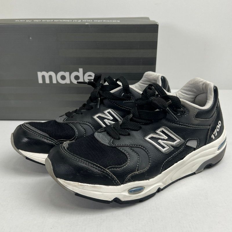 【中古品】 NEW BALANCE ニューバランス M1700BKJ SNEAKER BLACK SIZE:25.0cm ※箱有 スニーカー 靴 ※使用感あり・外箱傷みあり 【162-260807-io-40-fuzh】