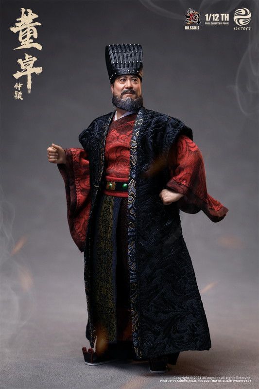 【予約】【新品】303TOYS 掌中三国志 1/12 SG012 太師・董卓（とうたく）-仲穎（ちゅうえい）【正規品】
