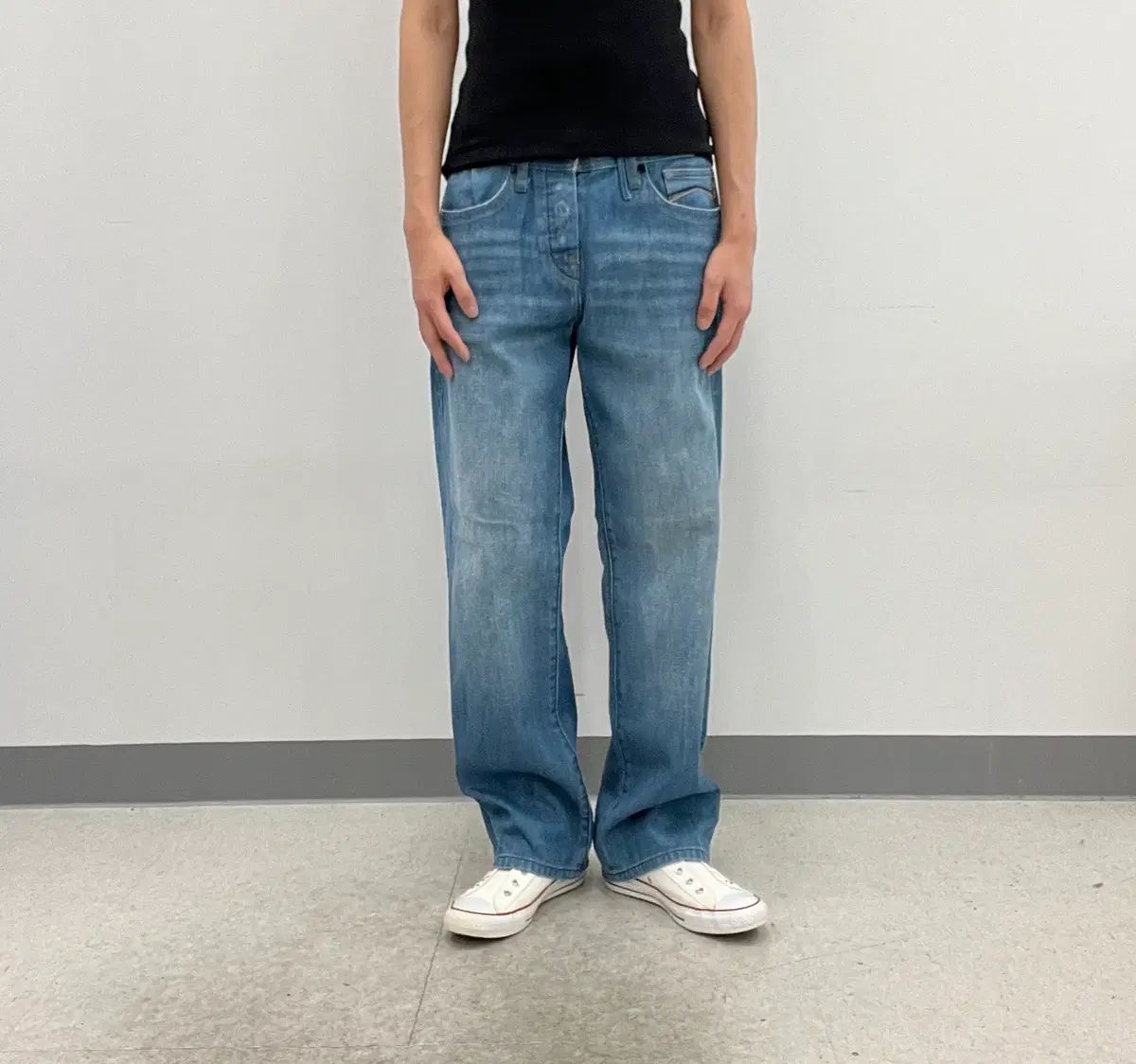 アルマーニ エクスチェンジ ワイド デニム パンツ 32
