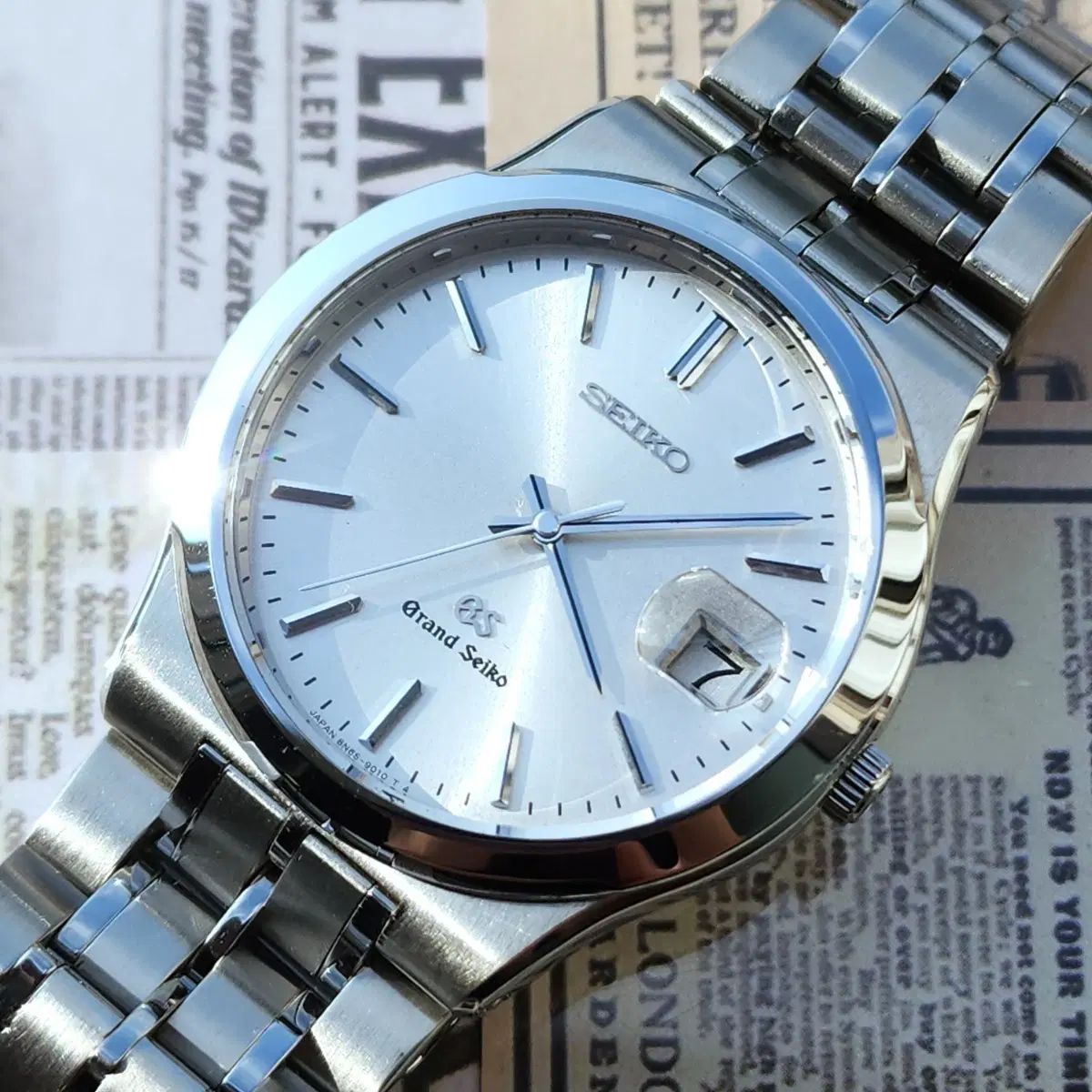 おへそ エラー 極レア GRANDSEIKO グランド セイコー 超精密クォーツ SBGG007 メンズ時計 130,580円