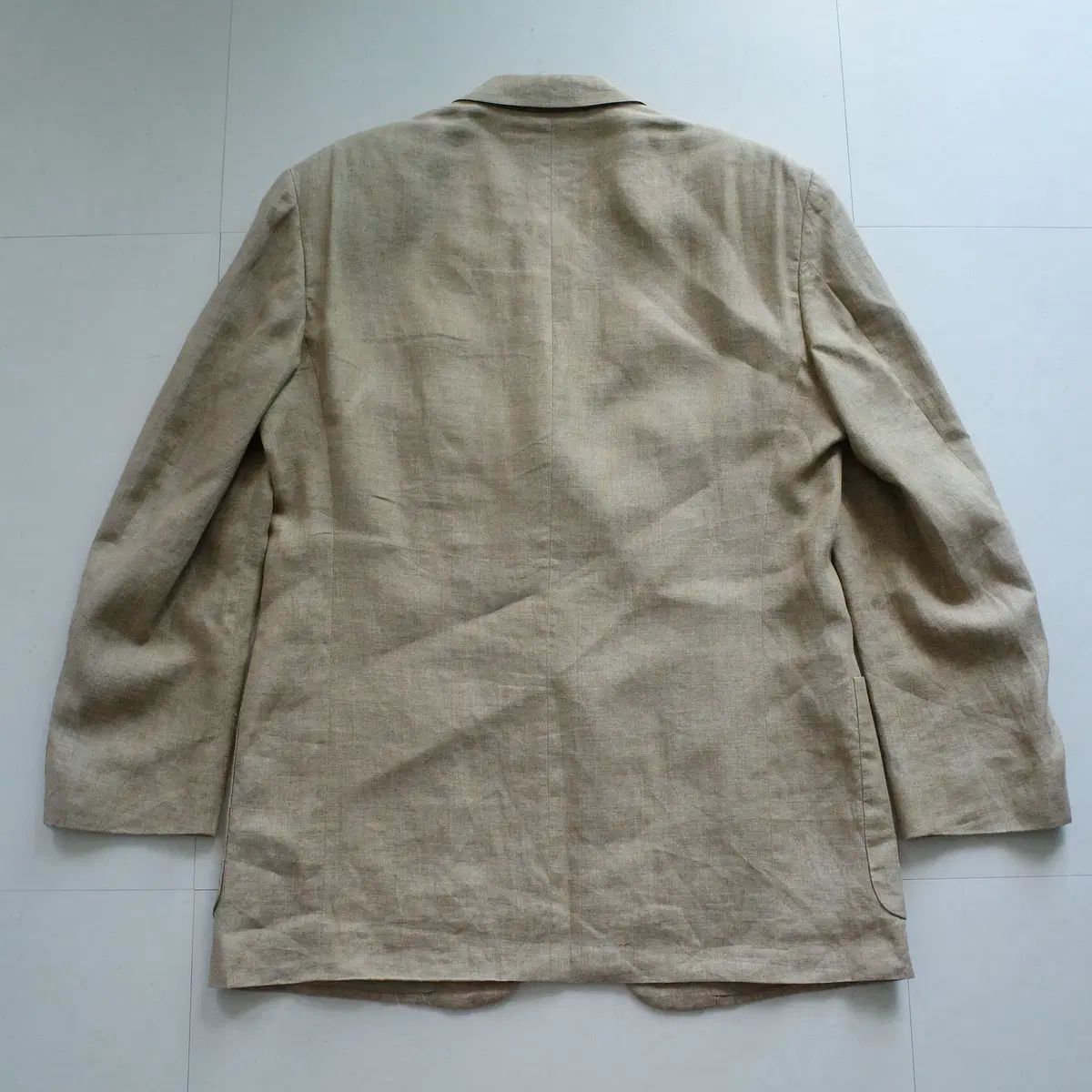 80s イタリア製 ヴィンテージ Valentino ピュア リネン 100% ジャケット 100 105