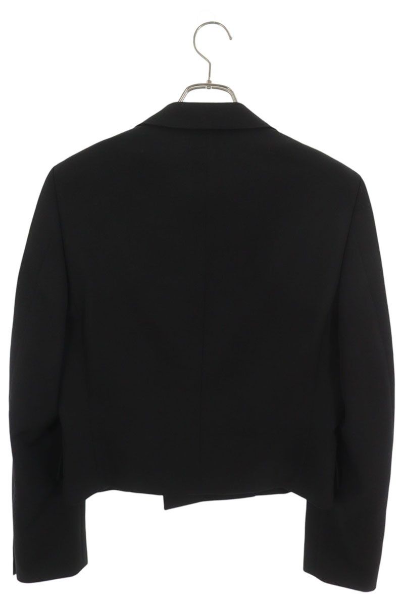 コムデギャルソンオムプリュス 26SS Wool Gabardine Cropped Double-Breasted Jacket PQ-J048 AD2025クロップドダブルテーラードジャケット メンズ S