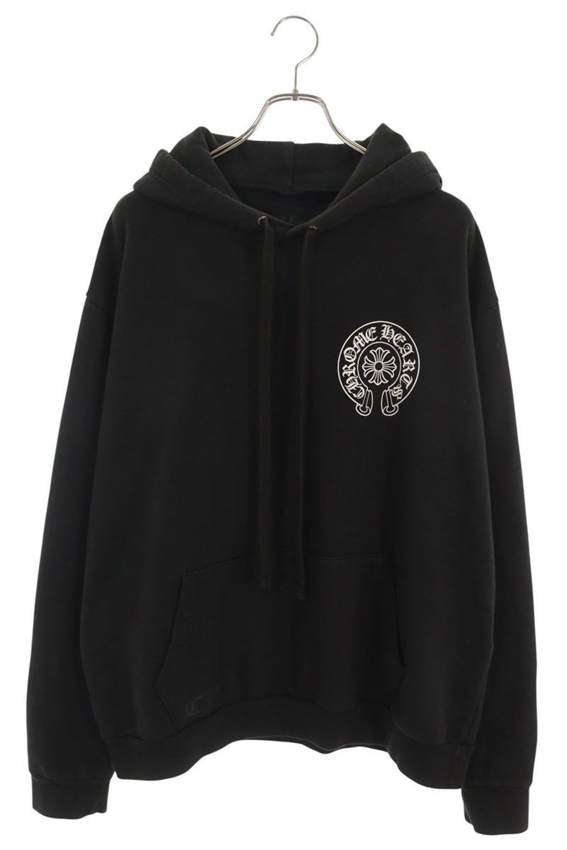 クロムハーツ SWTSHRT HD PLVR LTD ラスべガス限定ホースシュープルオーバーパーカー メンズ L