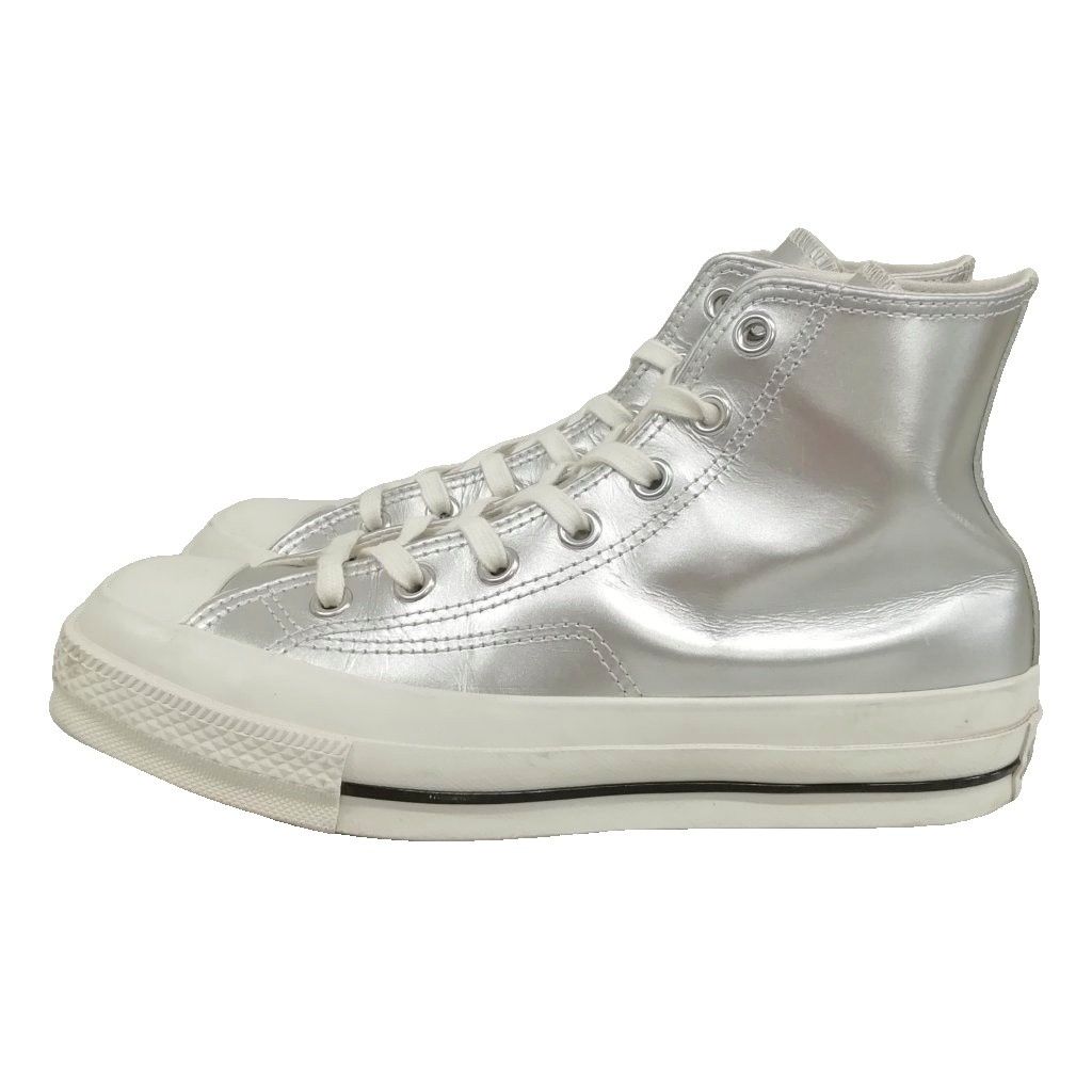 コンバース CONVERSE 1SE658 ALL STAR オールスター スクエアトウ ハイカット スニーカー 24cm シルバー