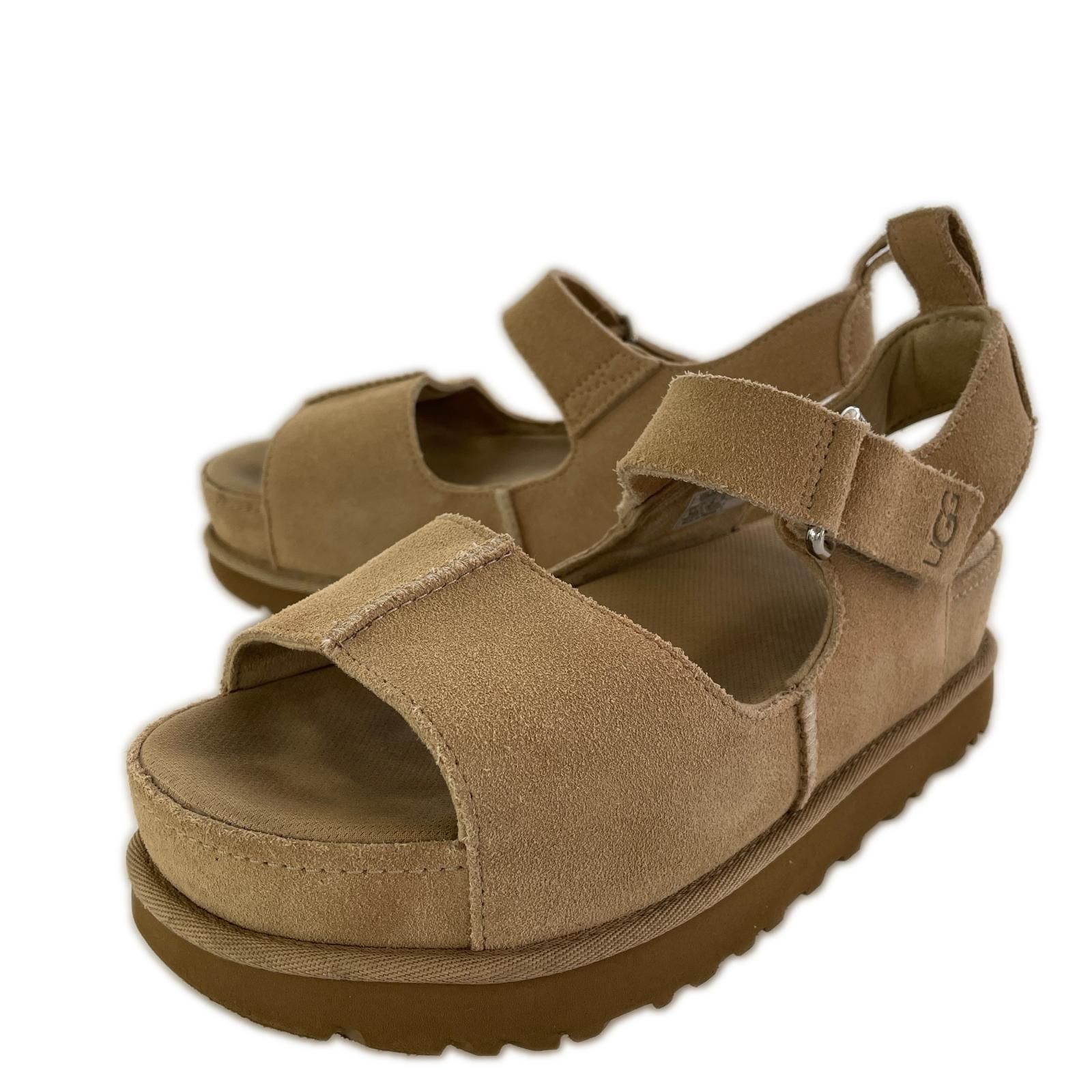 UGG アグ プラットフォーム スエードサンダル size25/ベージュ