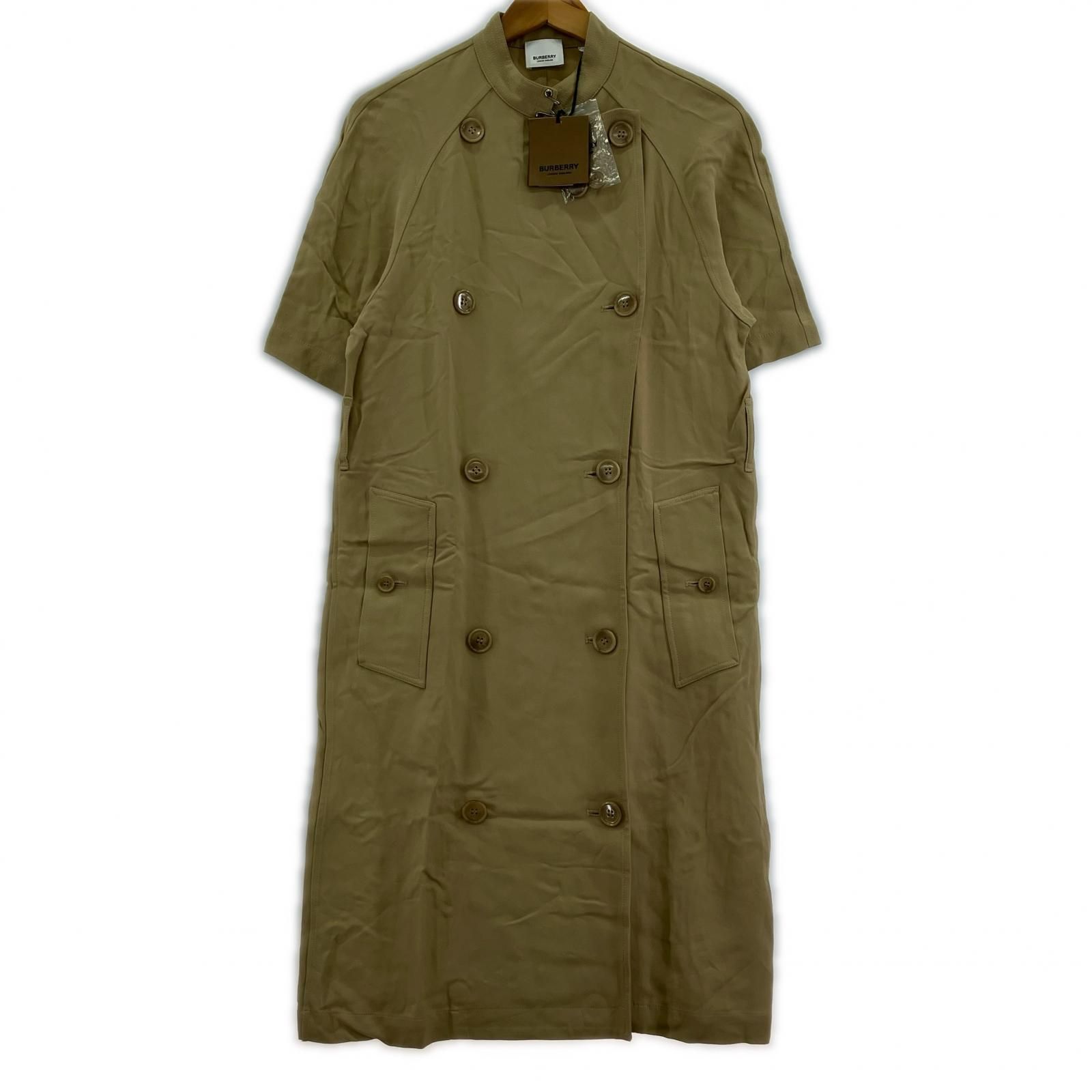BURBERRY バーバリー タグ・ベルト付きワンピース sizeUK2/ベージュ 26,352円