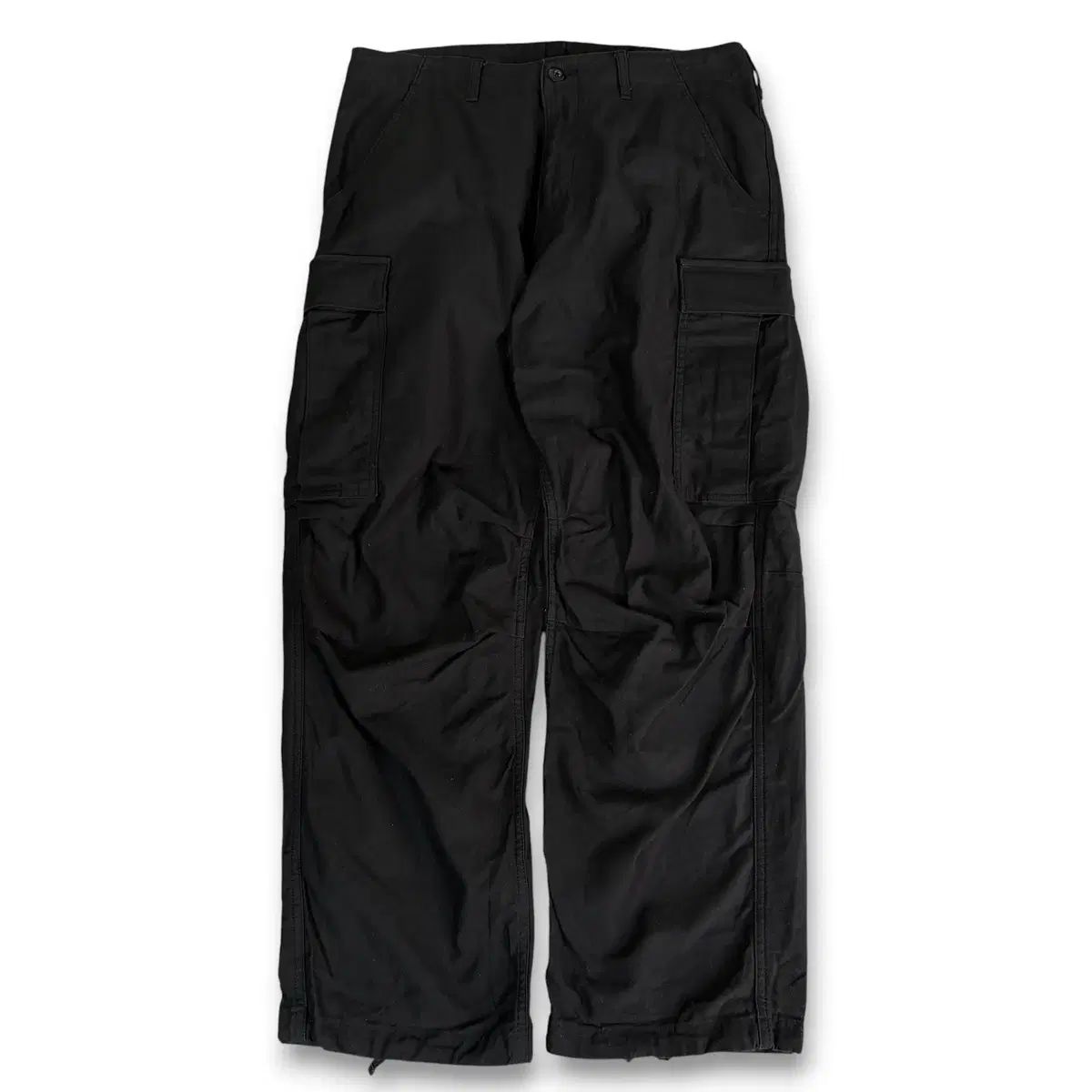 アルファ インダストリー ブラック BDU カーゴ パンツ L