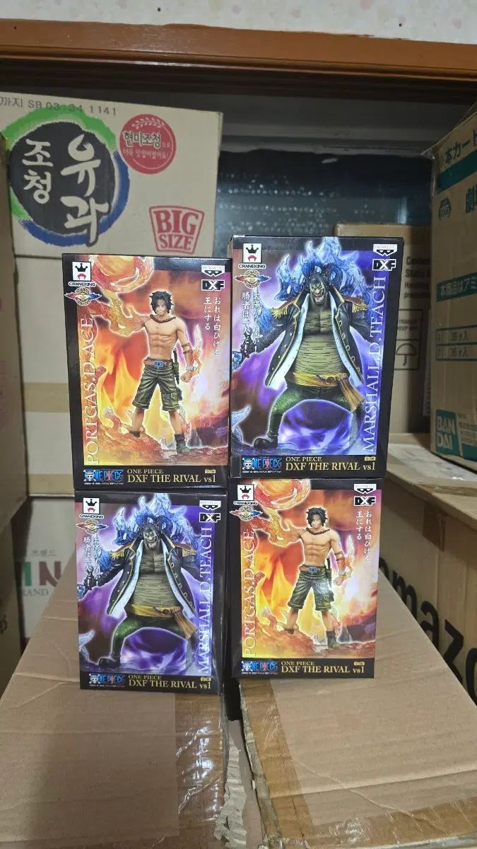 (BUNZANG最安値 未開封) ONE PIECE DXF ライバル シリーズ フィギュア (エース/マーシャル・D・ティーチ)