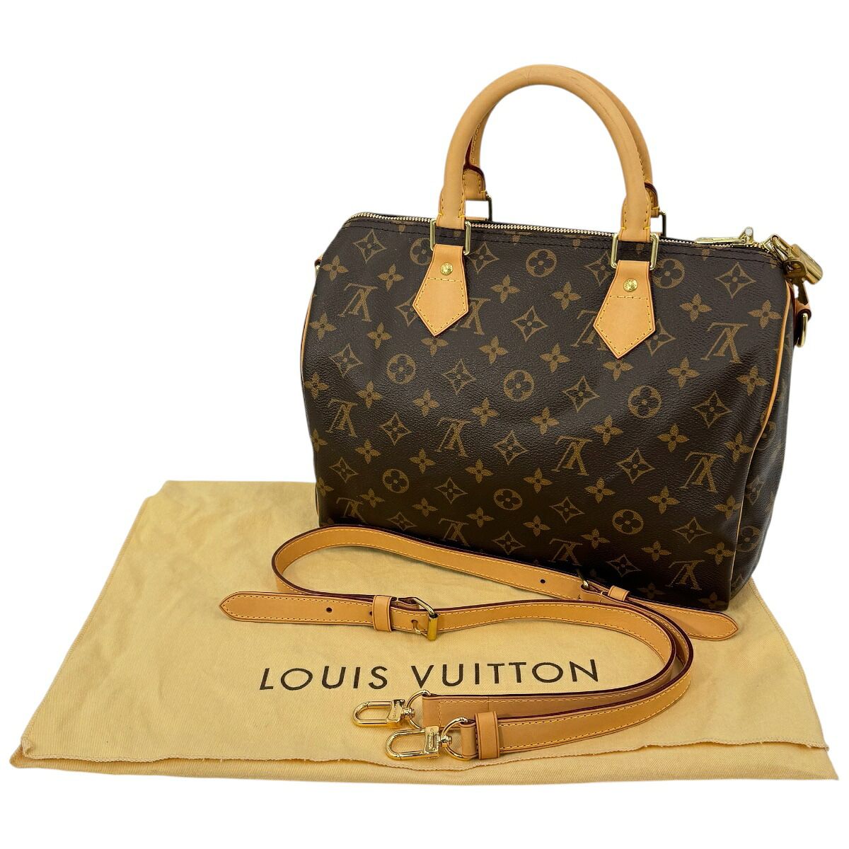 LOUIS VUITTON ルイヴィトン スピーディ バンドリエール 30 2wayハンドバッグ モノグラム ブラウン M41112