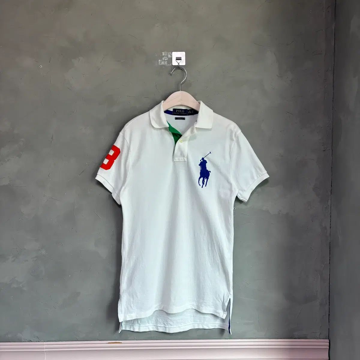 POLO RALPH LAUREN ポロラルフローレン ビックポニー カラーTシャツ 半袖 白