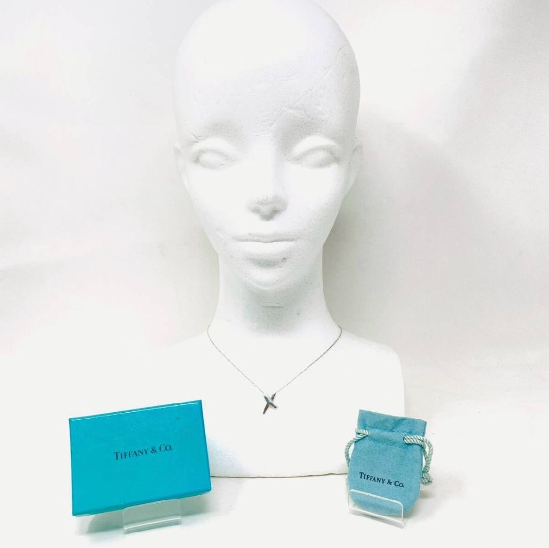 【❗️✨箱・保存袋付✨❗️】TIFFANY&Co. パロマ・ピカソ キス ネックレス SV925 Xモチーフ 箱・保存袋付✨簡易清掃済❗️