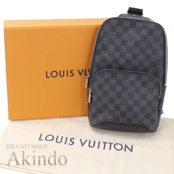 【新品・未使用】ルイヴィトン ボディバッグ アヴェニュースリングバッグ グラフィット ブラック メンズ ショルダーバッグ N41719 LOUIS VUITTON ルイ・ヴィトン ビトン エレガント ファッションアイテム オシャレ 人気 プレゼント ギフト