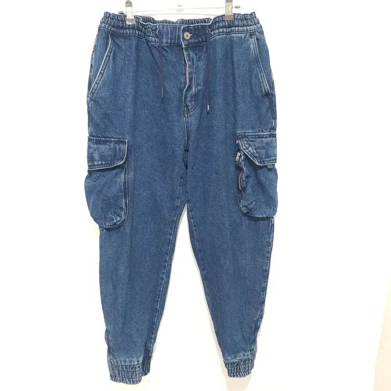 STARTER デニム カーゴ ジョガー パンツ L_M3075 5,693円