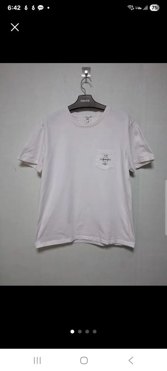 C P カンパニーメトロポリス半袖Tシャツ 白 L/XL