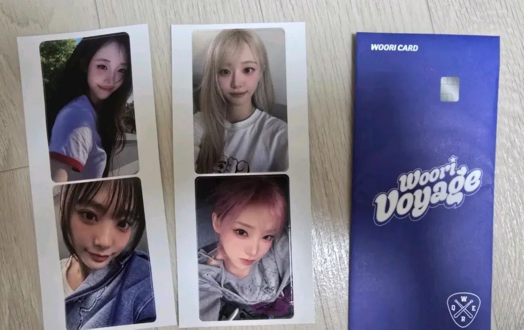 ウリ銀行 qwer コラボ トレカ セット woori voyage