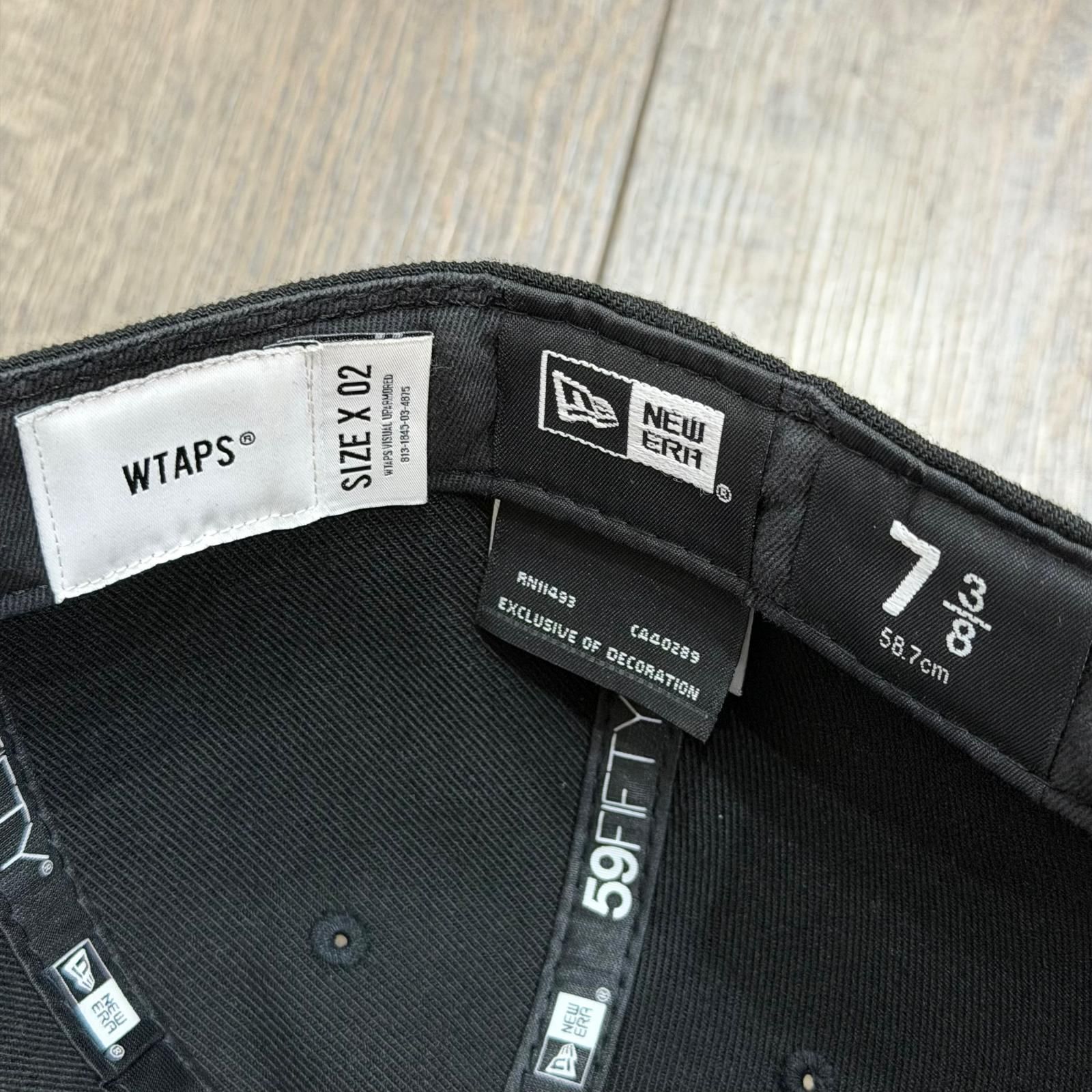 WTAPS WT 刺繍キャップ ニューエラコラボ 帽子 キャップ ダブル