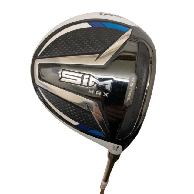 【中古】 テーラーメイド SIM MAX 3W フェアウェイウッド FW TENSEI BLUE TM50(FW) (フレックスSR) メンズ 男性用 右利き 右用 Cランク ゴルフクラブ 11,667円
